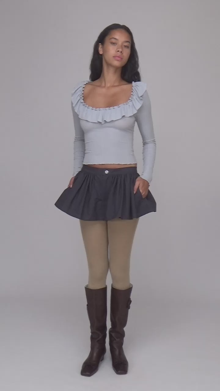 Tops: Viola Long Sleeve - Bluewishes - My mum made it – MY MUM MADE IT