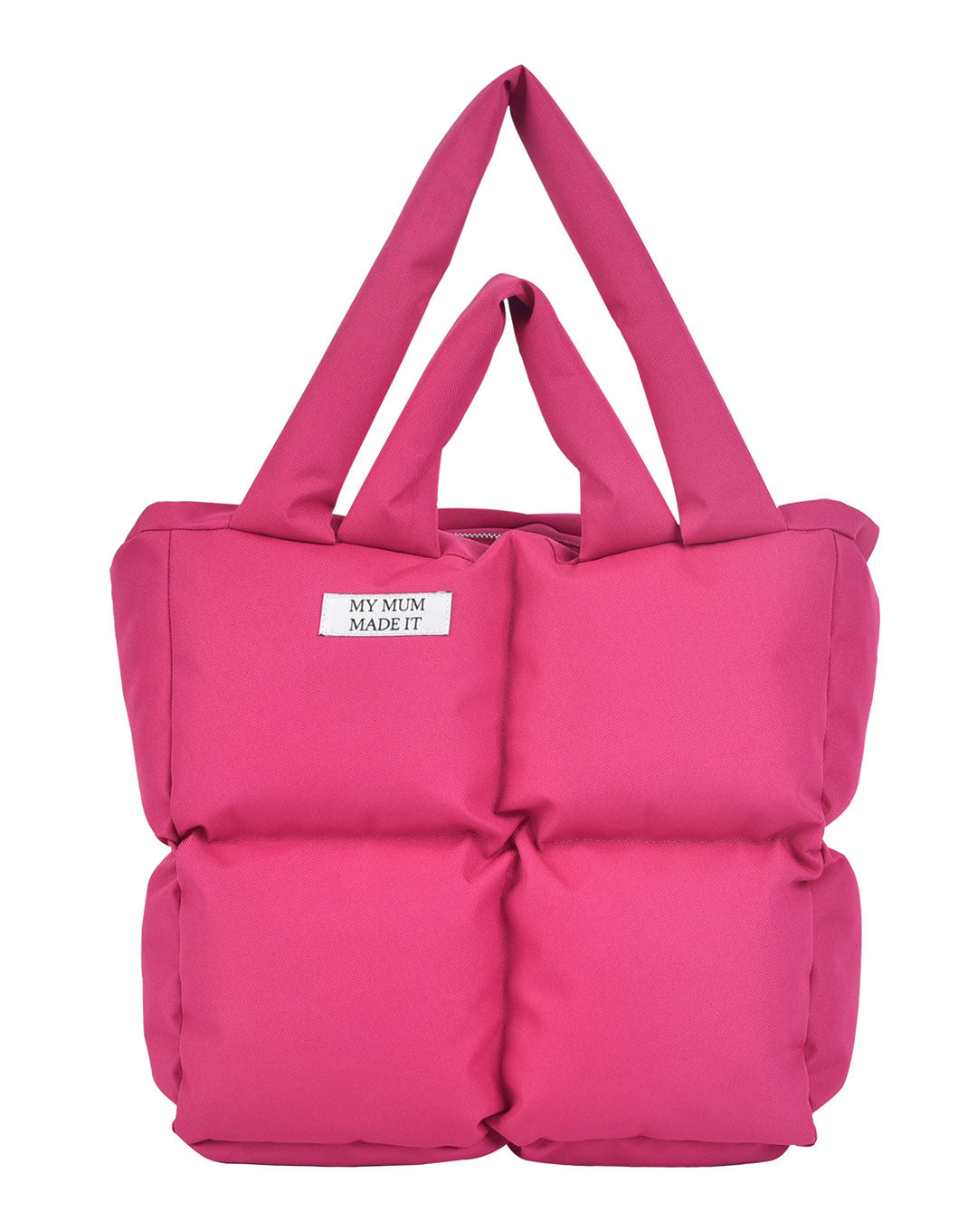 Puffer Tote Bag - Hot Pink