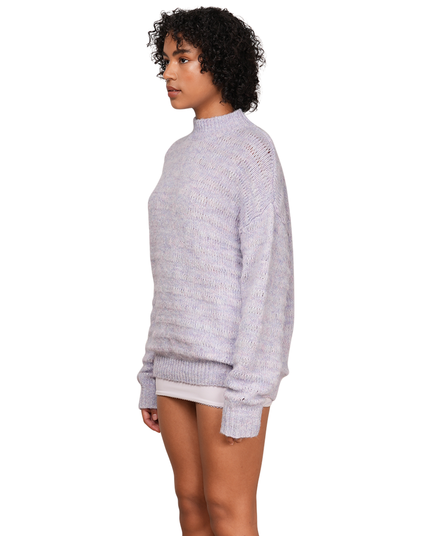 Recycled Knit Dunes Jumper - Fairy Floss