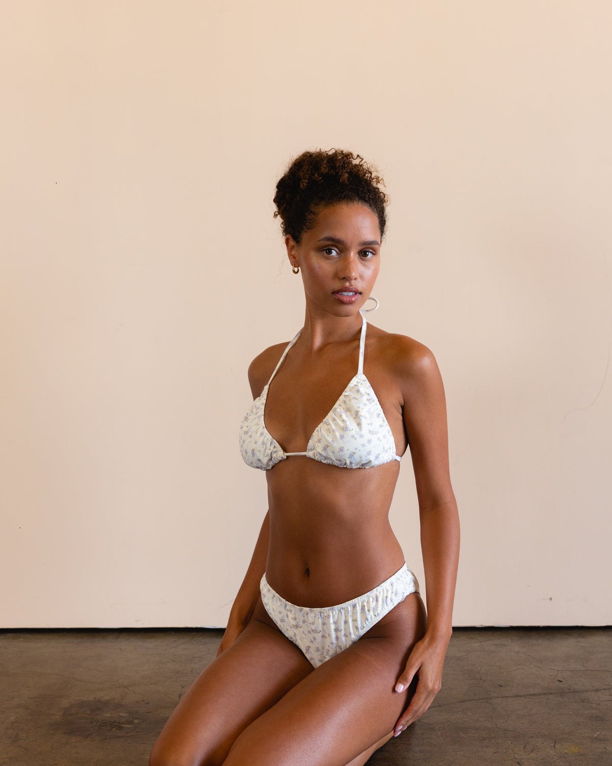 Bikini Briefs - Purple Posy