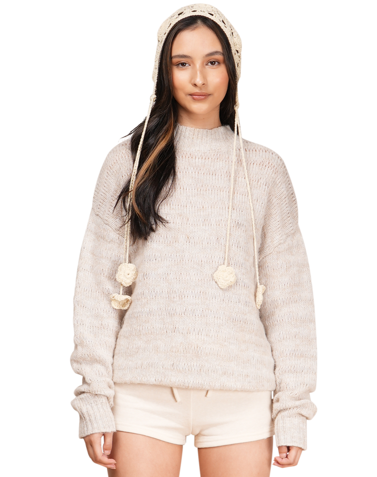 Recycled Knit Dunes Jumper - Sand