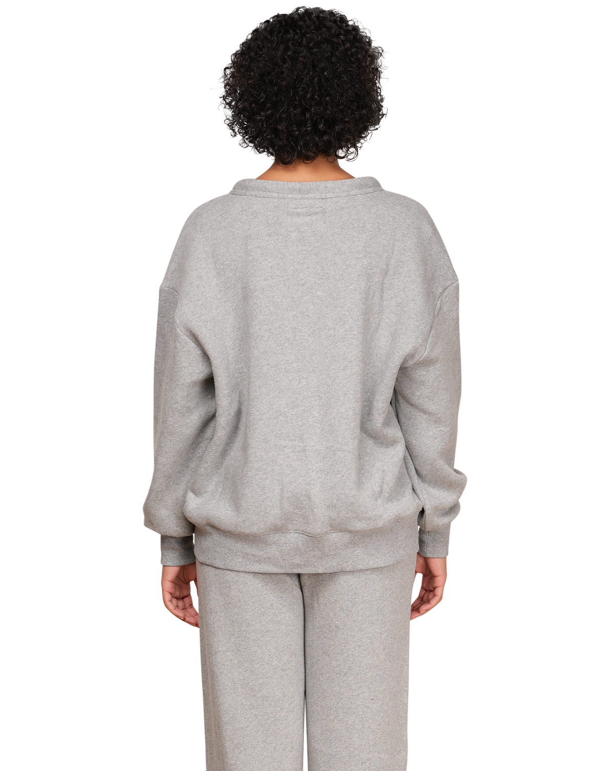 Oversized Warm Hand Logo Cardigan - Grey