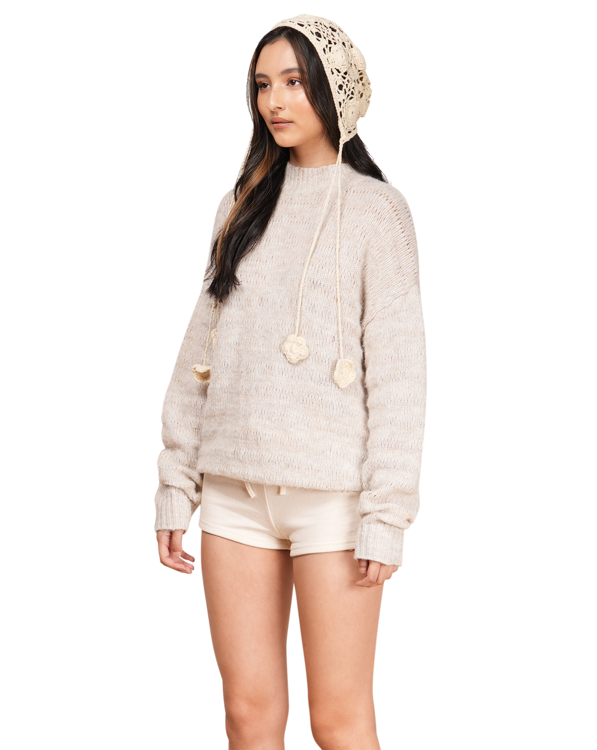 Recycled Knit Dunes Jumper - Sand