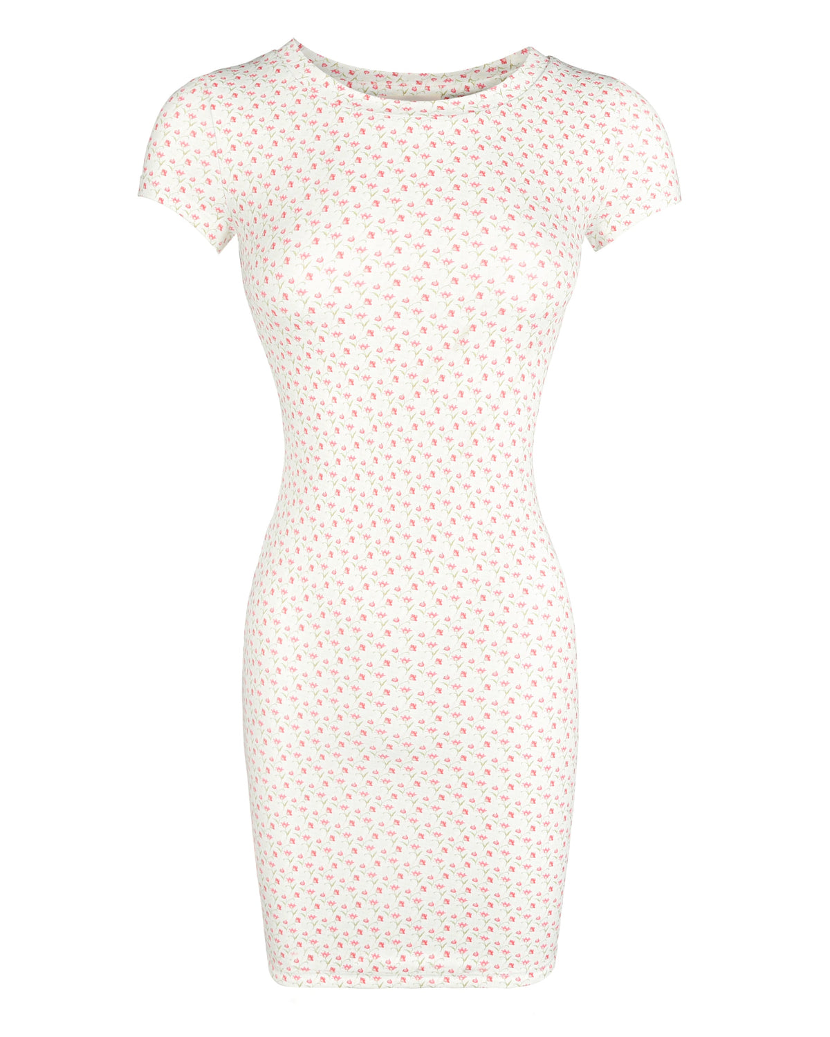 Tee Recycled Polyester Mini Dress - Red Tulip