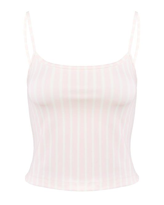 Swim Cami - Blush Stripe