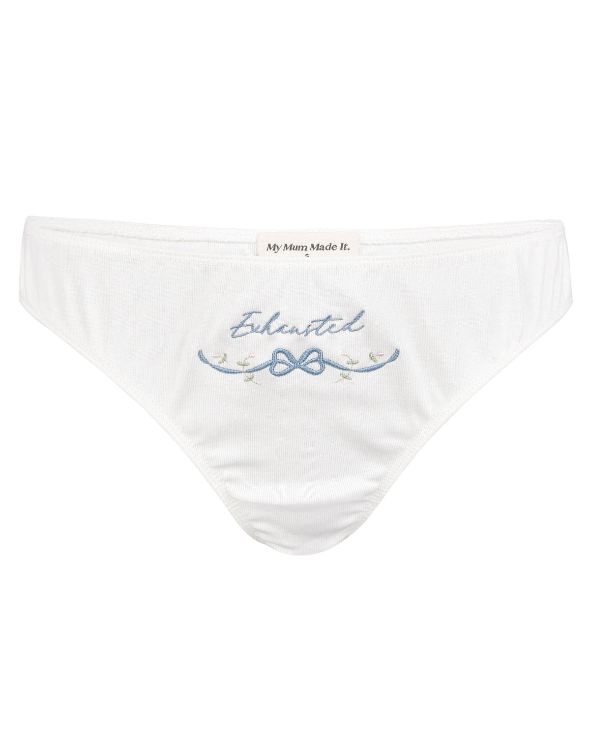 Exhausted Embroidery Briefs