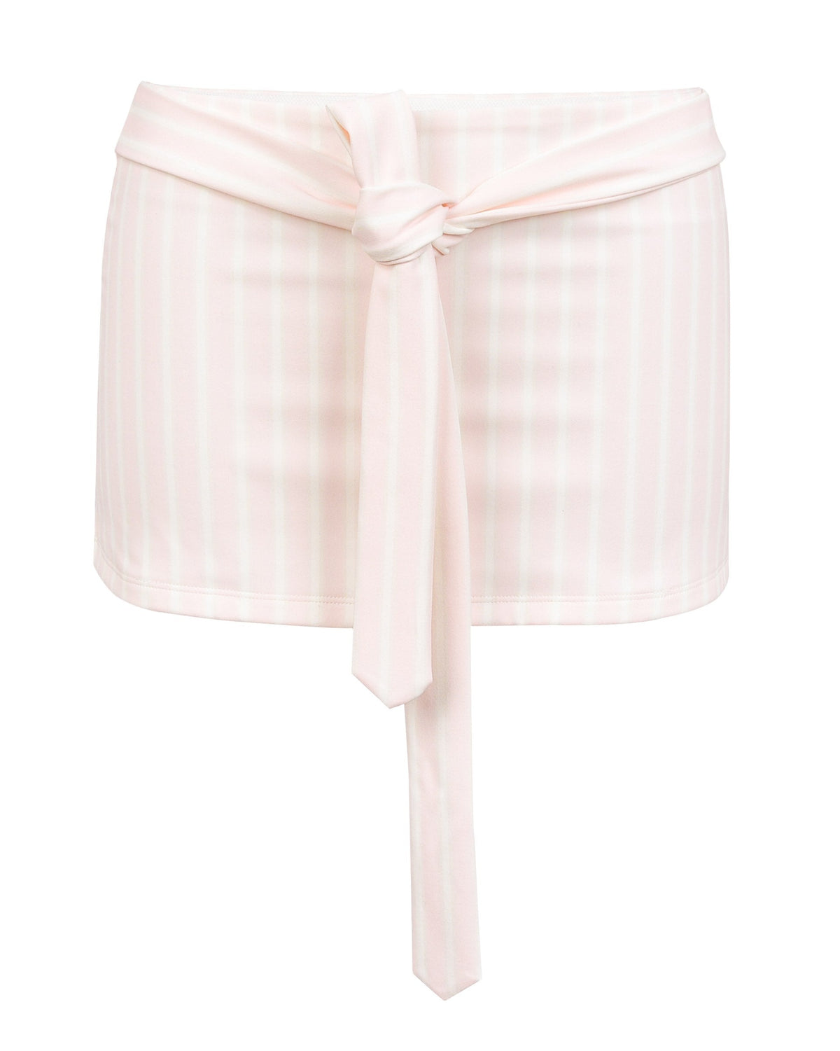 Tied Beach Skirt - Blush Stripe