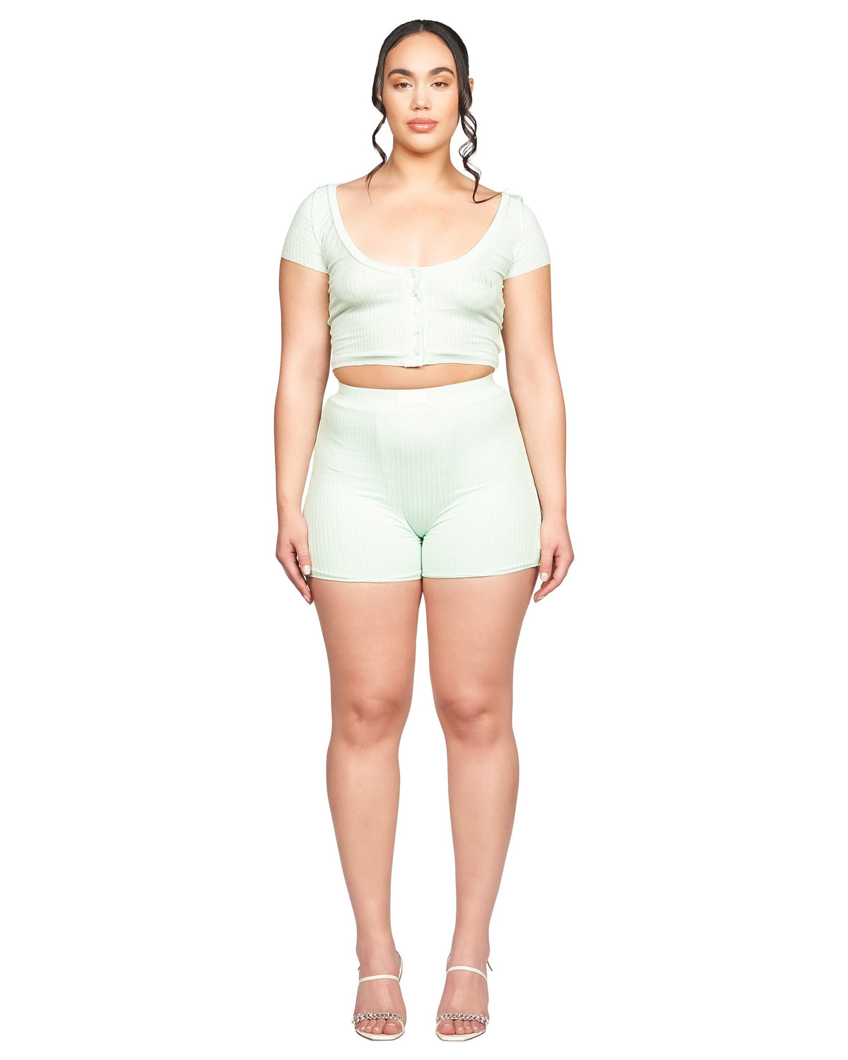 Baby Biker Shorts - Fresh Mint