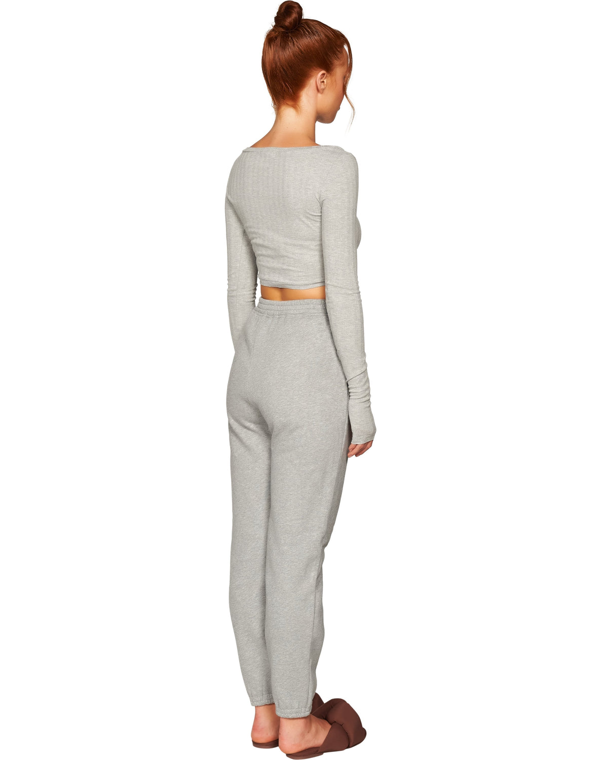 Logo Fleece Sweatpants - Grey