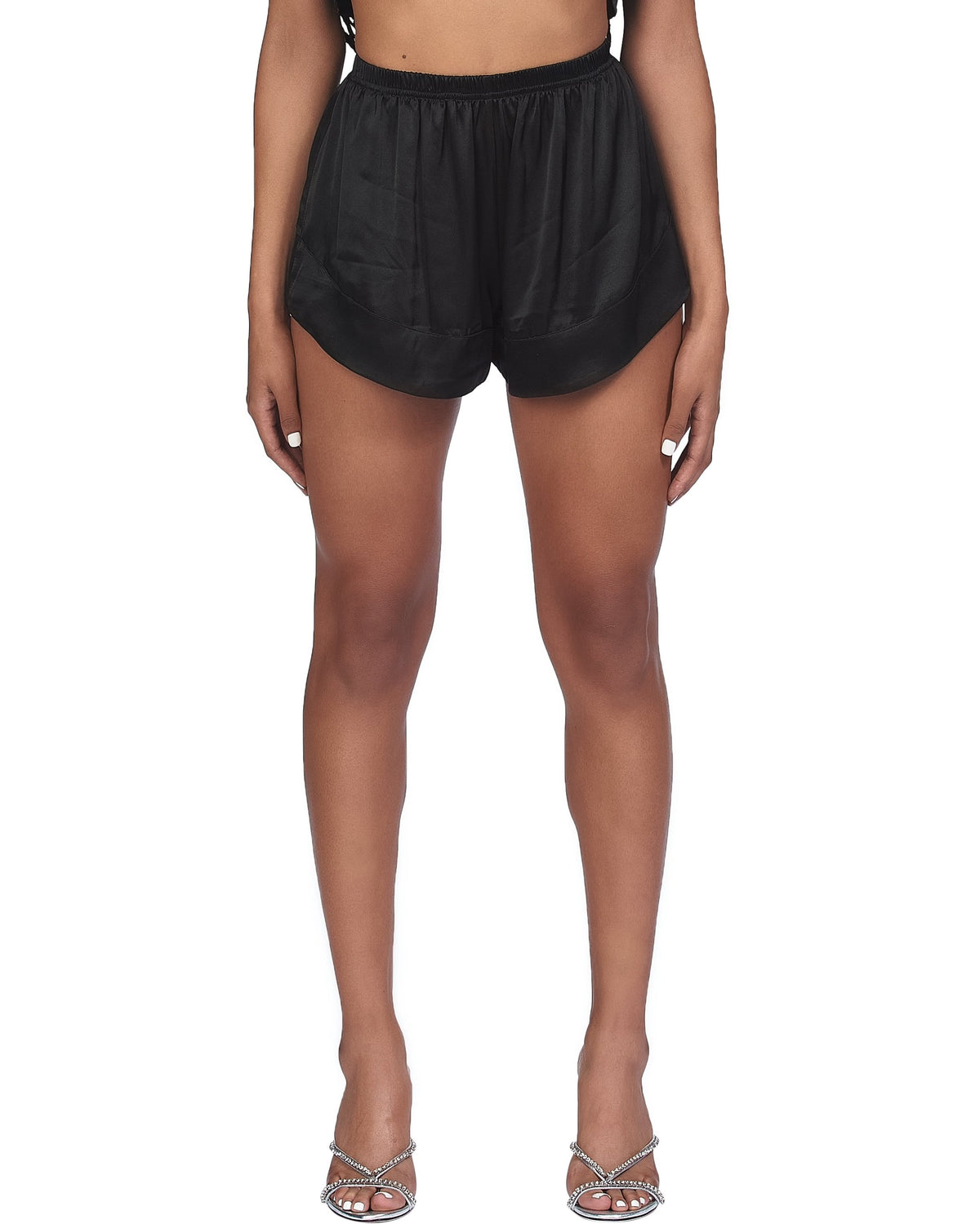 Organic Silk Classic Shorts - Black
