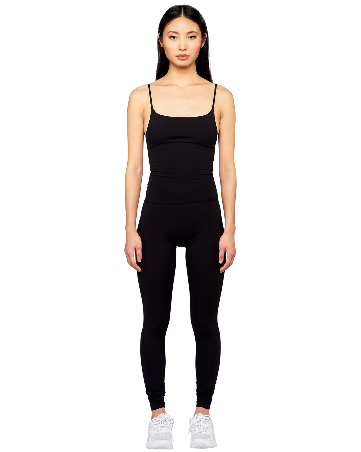 Smooth Stretch Cami Bodysuit - Black