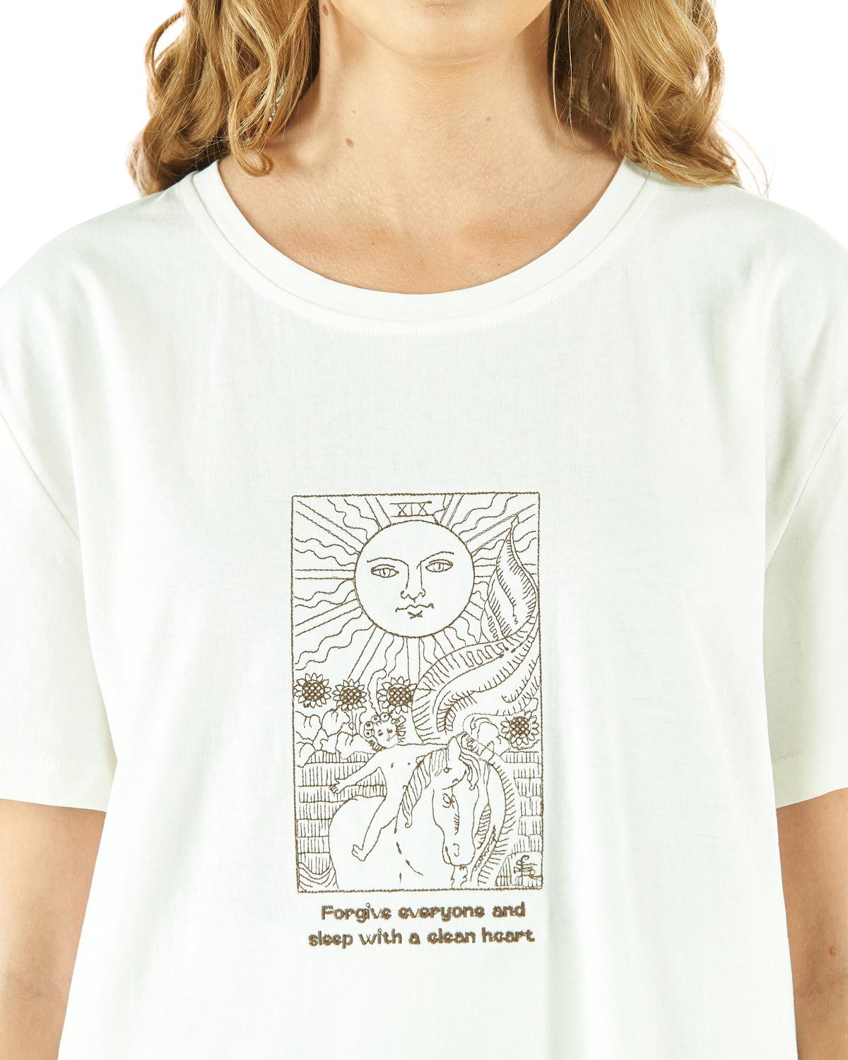 The Sun Card Organic Linen T-Shirt